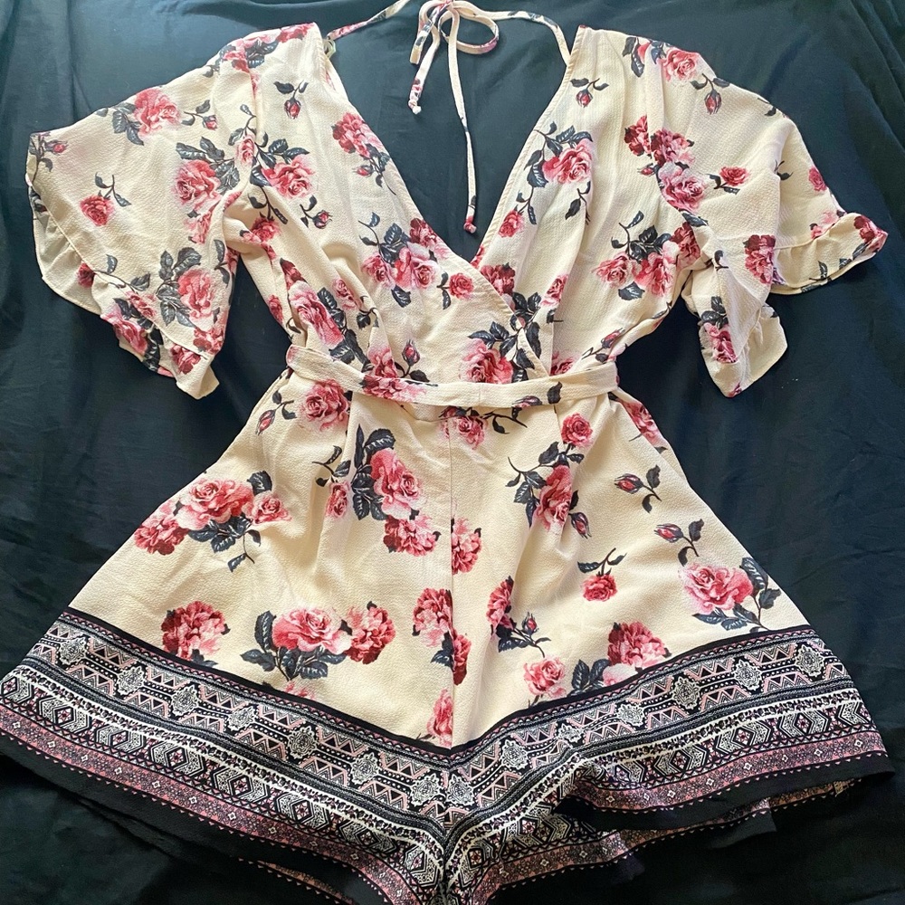 TRIXXI Clothing  Co Floral Romper